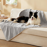 Bedsure couverture imperméable pour chien grand, face sherpa chaude pour les soirées fraîches.