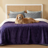Bedsure couverture imperméable pour chien avec sherpa, protège les meubles.