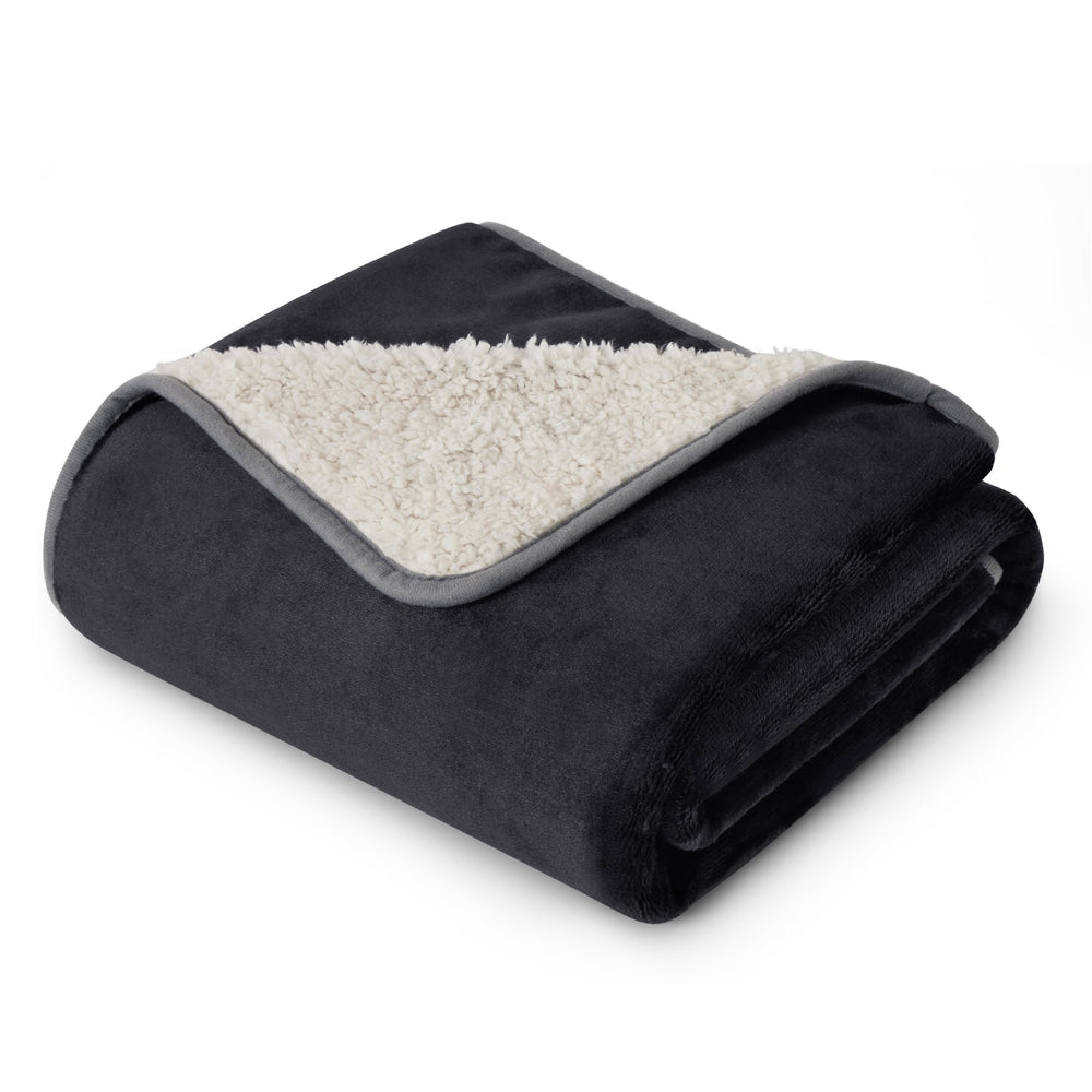 Bedsure couverture imperméable pour lit avec Sherpa, chaleur douce et protection pratique