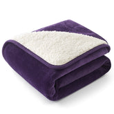 Bedsure couverture imperméable pour petits chiens protège canapé et sol, aubergine.
