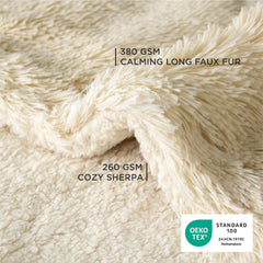 Bedsure douceur Sherpa crème pour repos rassurant et confort