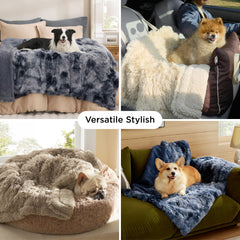 Bedsure face sherpa douceur et confort pour repos douillet.