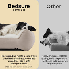 Bedsure SupportMax XL, tissu-sherpa-doux: chaleur et douceur pour les siestes.