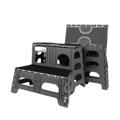 Bee Neat escalier chien 2 marches pliable: facile à transporter et idéal pour accéder à des lits élevés.