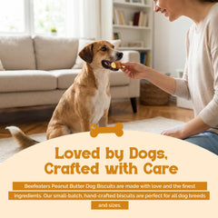 Beefeaters biscuit dentaire pour chien, favorisant la mastication et le renforcement des mâchoires.