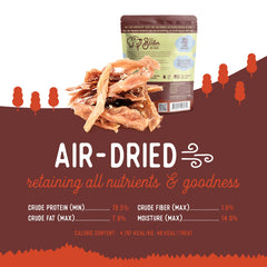 Beg & Barker jerky de porc pour chien, récompense efficace pendant les séances.
