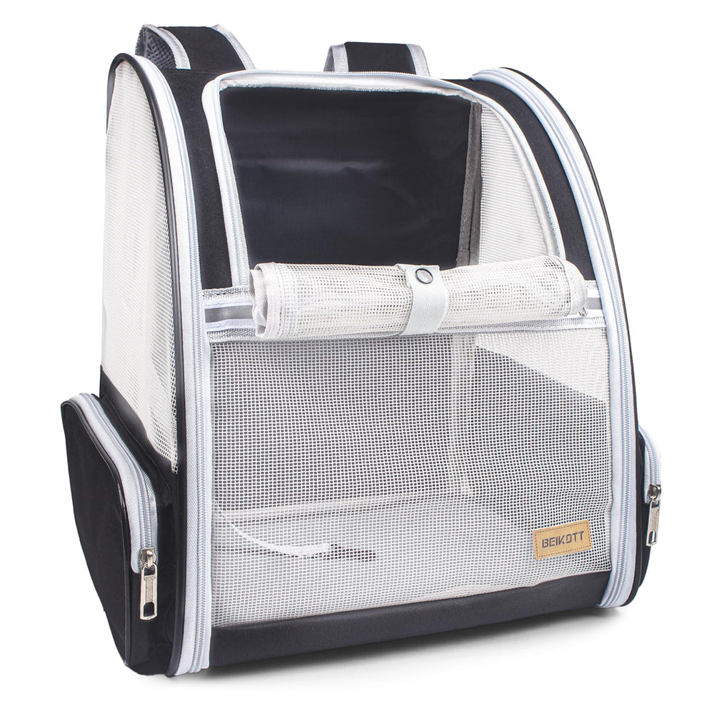 BEIKOTT sac-dos-transport-chat-ventile: confort et ventilation pour vos trajets.