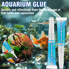 Bellisinno Colle Aquarium transparente pour roches, adhérence durable sous l’eau.