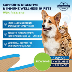 Beloved Pets Gouttes quotidiennes digestion – administration facile dans l’alimentation ou l’eau.