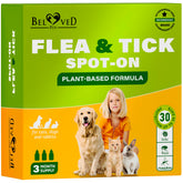 Beloved Pets GreenFort Neo Spot-On — flacon, protection rapide contre puces et tiques.