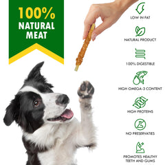 Beloved Pets: batonnets sans gluten riches en protéines et oméga-3 pour le pelage.