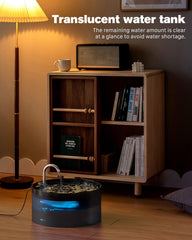 BEMOONY Fontaine chat — filtration multi‑éponges et filtres pour une eau propre.