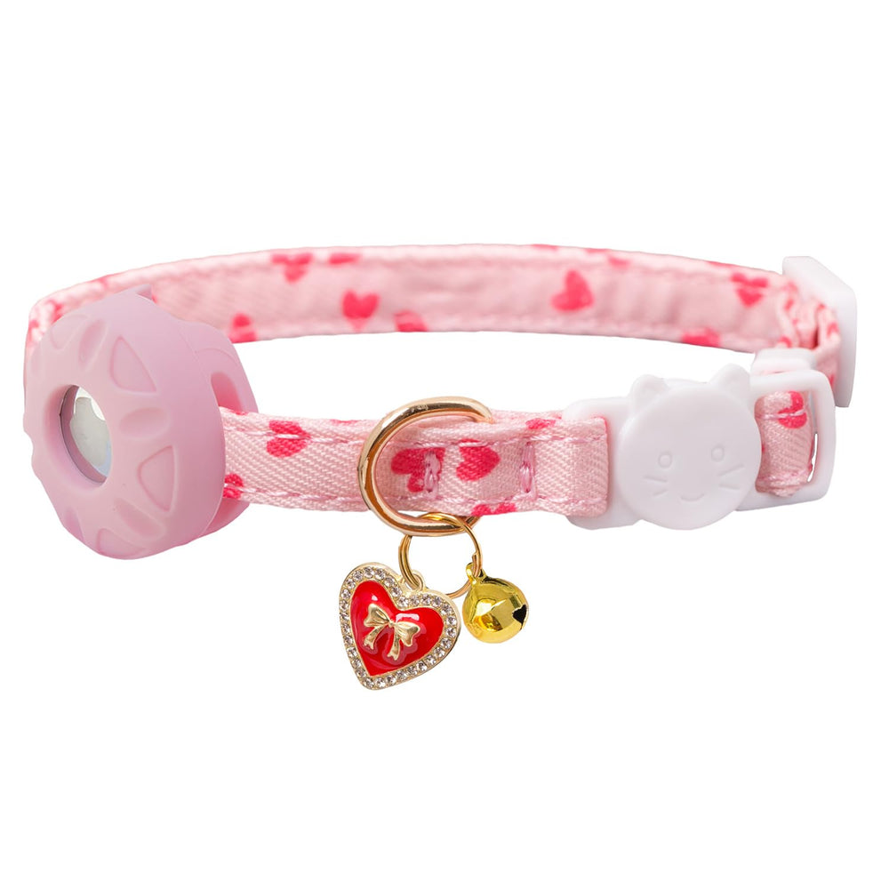 Collier Breakaway Bencacawinstyle avec porte-AirTag pour trouver votre chat rapidement.
