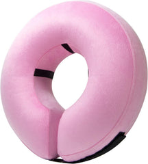 BENCMATE collier gonflable rose en forme-beignet offre un confort optimal.