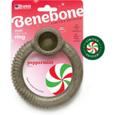 Benebone Anneau Menthe Petite : anneau compact pour mâcheurs actifs, goût frais.