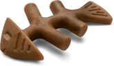 Benebone Fishbone, vue avant, parfum poisson réel pour mâcheurs actifs.