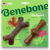 Benebone Maplestick Mini bacon: goût réel pour stimuler la mastication.