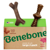 Benebone Maplestick et Zaggler: ensemble double plaisir pour chien actif et curieux.