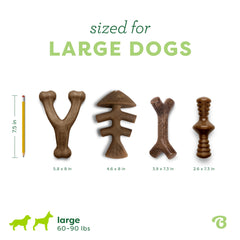 Benebone saveurs réelles – odeur appétissante qui attire les chiens