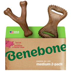 Benebone Wishbone offre une mastication durable pour chien puissant.