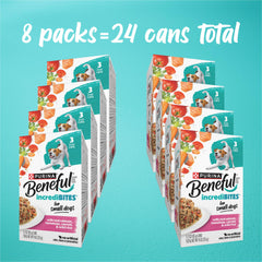 Boîtes 3 oz Beneful pour petite race, portion pratique.
