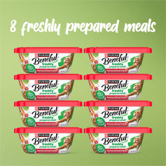 Beneful carottes epinards orge tub: ingrédients visibles pour l'appétit.