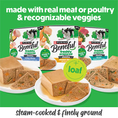Beneful Freshly Prepared Classics poulet avec légumes, protéines réelles et saveur naturelle.
