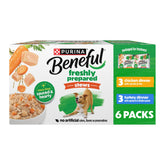 Beneful Freshly Prepared Stews au poulet, repas humide riche en protéines.