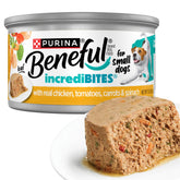 Beneful Petit Chien Terrine Poulet — texture tendre idéale pour mâcher.
