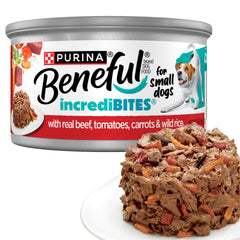 Beneful Petit Chien Nourriture Humide Gravy: portion 3oz idéale et appétissante.