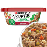 Beneful ragoût de bœuf en pot 10 oz avec petits pois, repas savoureux.