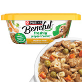 Beneful poulet riz carottes orge : morceaux savoureux pour chien actif.