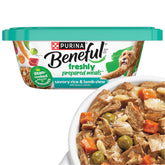 Beneful ragout d'agneau et légumes, morceaux tendres pour stimuler l'appétit.