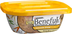 Beneful riz petits pois carottes orge : repas équilibré pour chien adulte.