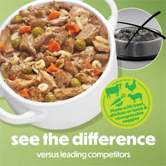 Beneful sauce boeuf, tub 10 oz, texture appétissante pour chien.