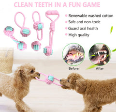 BENSEAO balle-cloche pour chiots, stimule l'audition et encourage le jeu.