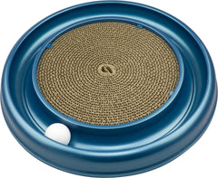Bergan Turbo-Grattoir pour chat, couleurs assorties, offre amusement et exercice tout en protégeant le mobilier.
