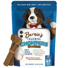Bernie's Charming Chompers: nettoyage dents et haleine fraîche.