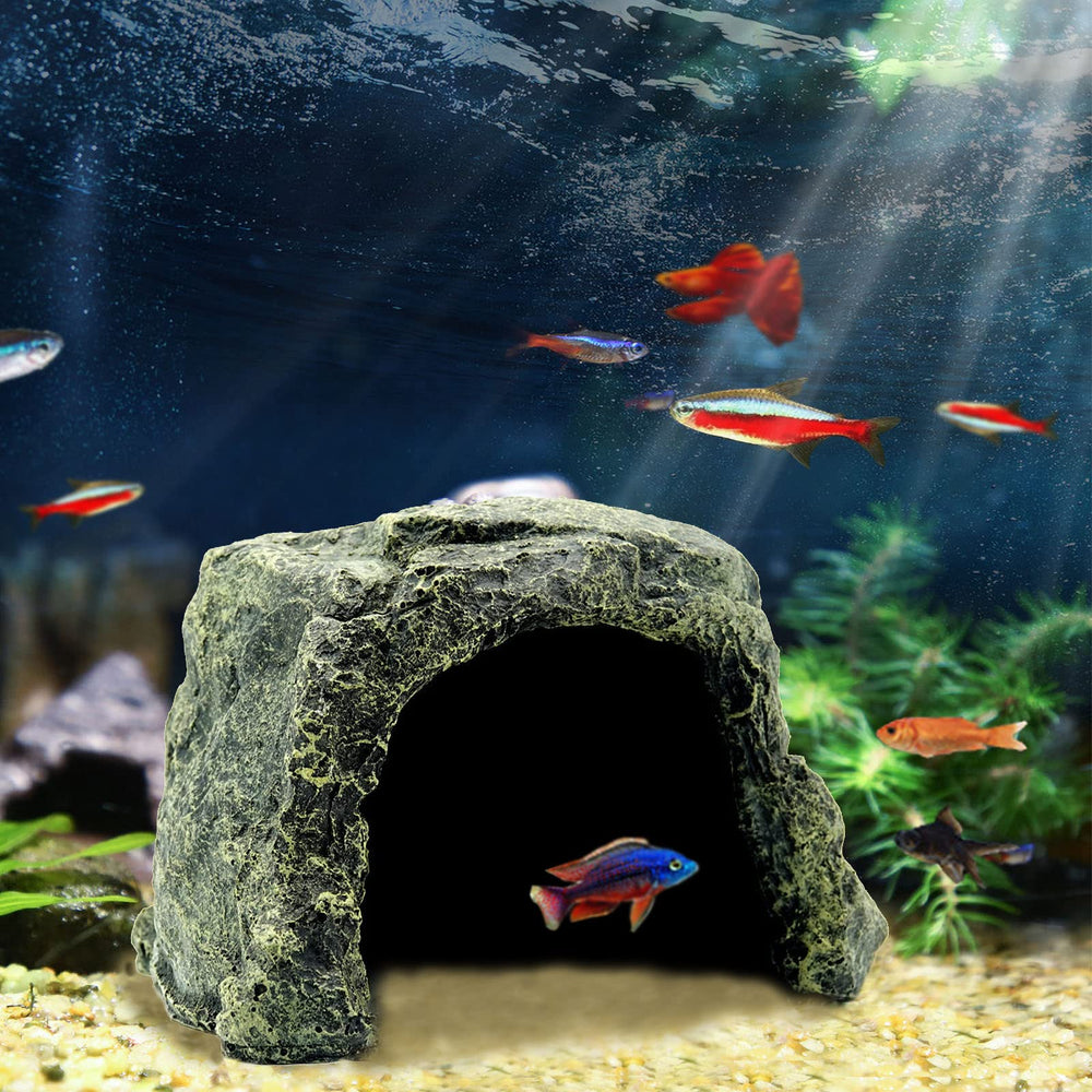Besimple grotte-pierre aquarium – paysage réaliste et attrayant pour le bac