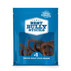 Best Bully Sticks anneaux dentition chiots, texture sûre pour la mastication.