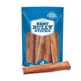 Best Bully Sticks baton 6 pouces pour gros chien, distraction durable.