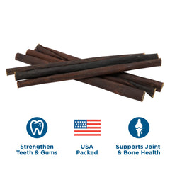 Best Bully Sticks - baton-collagène, saveur beurre de cacahuète, friandise digeste.