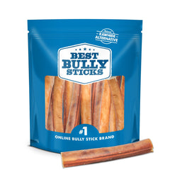 Best Bully Sticks baton 6 pouces extra-large, friandise durable idéale pour grandes races et mâcheurs puissants.