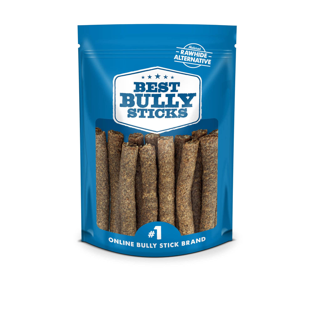 Best Bully Sticks emballage pratique des sticks de boeuf pour stockage facile.