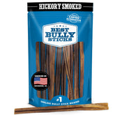 Best Bully Sticks bâtonnets boeuf fumé au hickory, texture épaisse pour mâcher durable