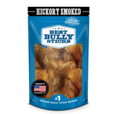 Best Bully Sticks oreilles-porc-fumee-hickory-pack-12: snack savoureux et durable pour tous les chiens