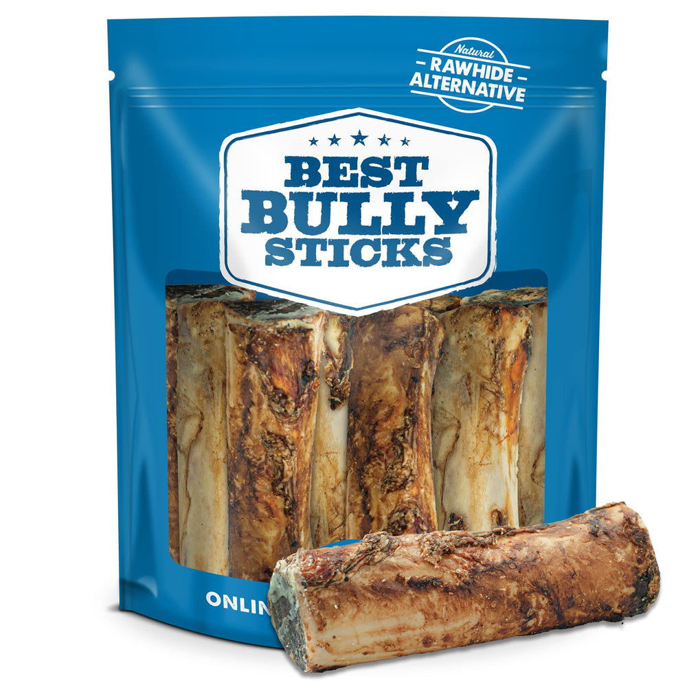 Best Bully Sticks Os Marrow pour chien, pack8, snack durable et savoureux pour grands chiens.