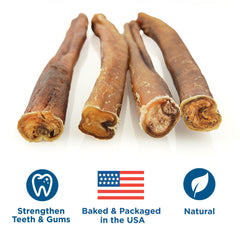 Best Bully Sticks Thick 12 pouces, emballage sans céréales et additifs.