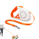 Best Dog Supplies montre la laisse rétractable lumineuse avec DEL avant pour sécurité nocturne