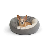 Best Friends by Sheri Cozy Cuddler Ilan – lit douillet Gris pour chats et petits chiens.